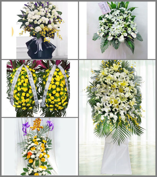 福建泉州洛江区河市镇白事花篮预定